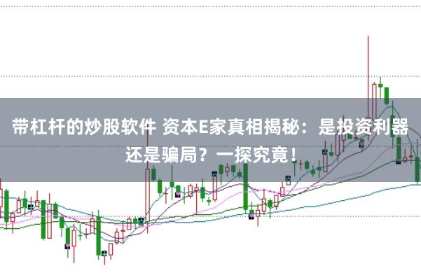 带杠杆的炒股软件 资本E家真相揭秘：是投资利器还是骗局？一探究竟！