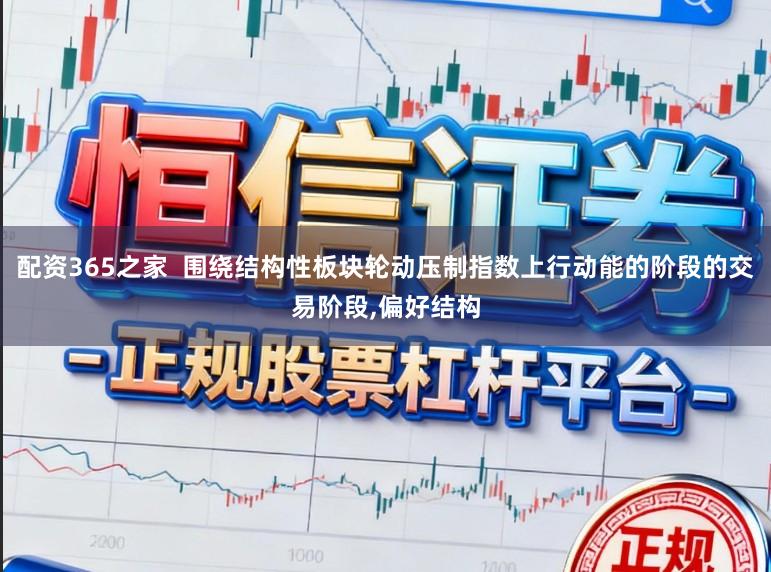 配资365之家  围绕结构性板块轮动压制指数上行动能的阶段的交易阶段,偏好结构