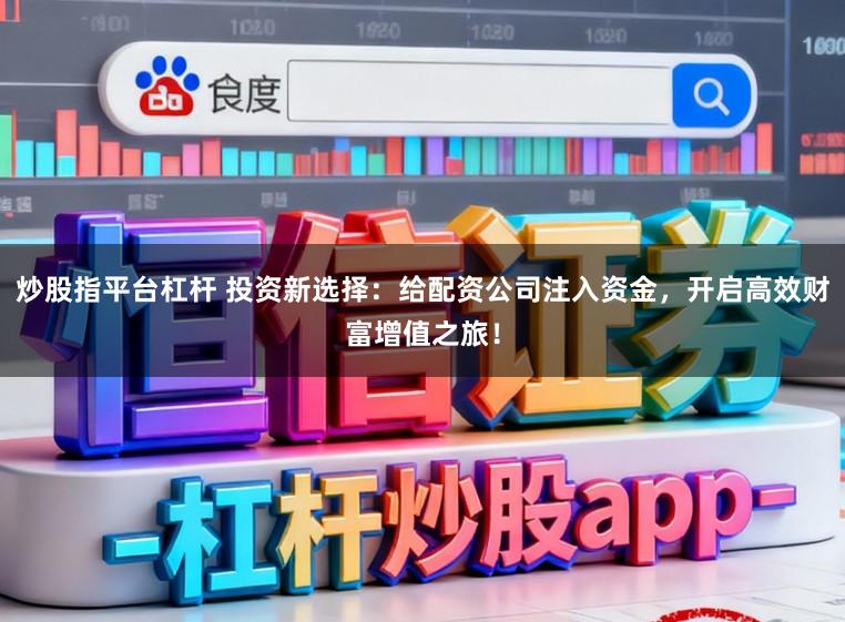 炒股指平台杠杆 投资新选择：给配资公司注入资金，开启高效财富增值之旅！