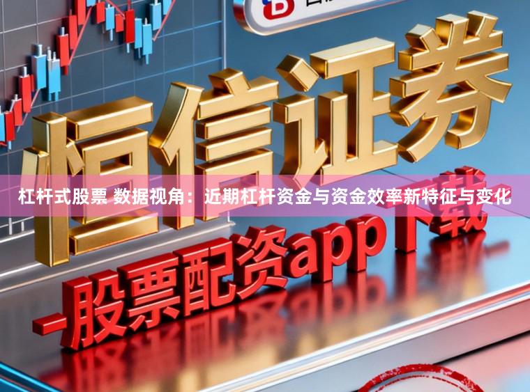 杠杆式股票 数据视角：近期杠杆资金与资金效率新特征与变化